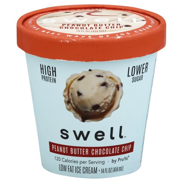 Swell Low Fat Ice Cream Peanut Butter Chocolate Chip (14 fl oz) from
