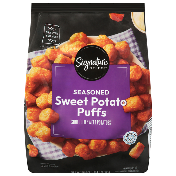 Signature SELECT Potato Puffs, Sweet, Seasoned, Shredded