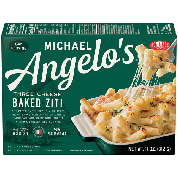 Michael Angelo's Three Cheese Baked Ziti Frozen