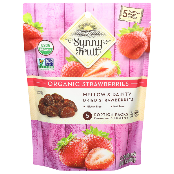 Sunny Fruit Organic Dried Strawberries