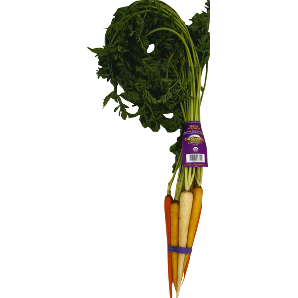 Cal Organic Farms Organic Rainbow Carrots, Bunch