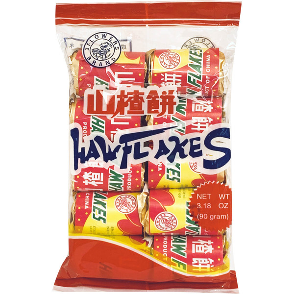 3 Flowers Brand Hawthorn Flakes Candy