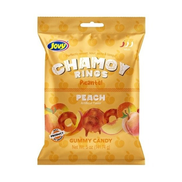 Jovy Candy  Chamoy Peach Rings