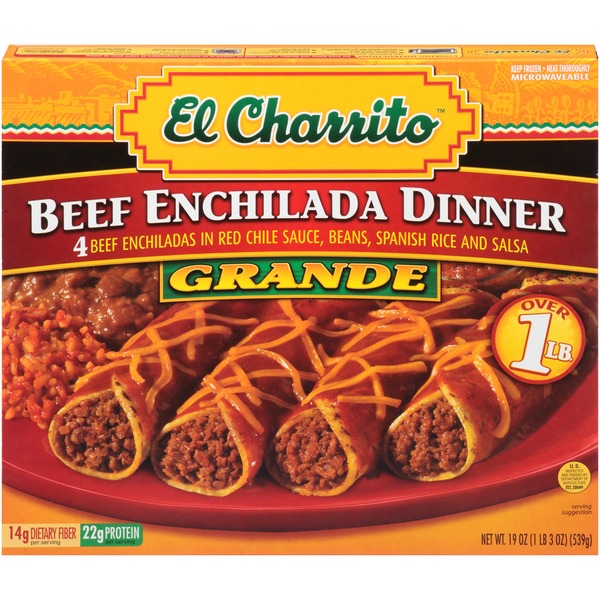 El Charrito Beef Grande Enchilada Dinner (19 oz) Instacart