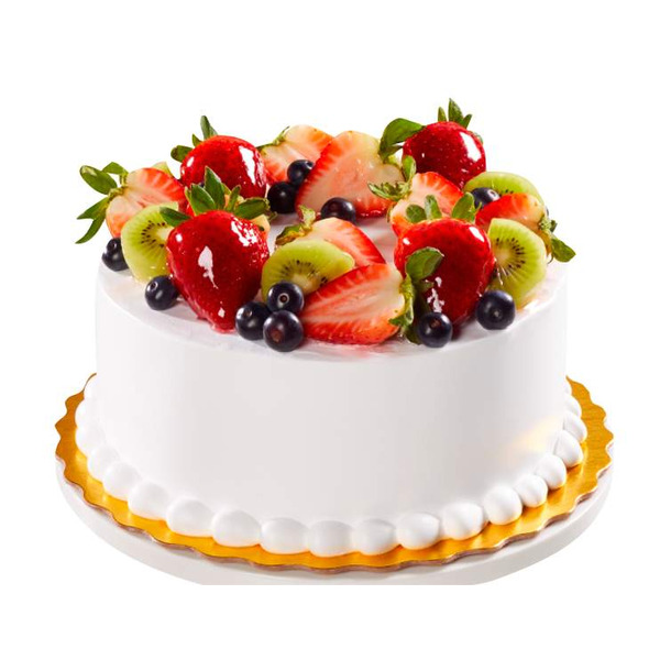 Quarter Sheet Fruit & Toys White Cake