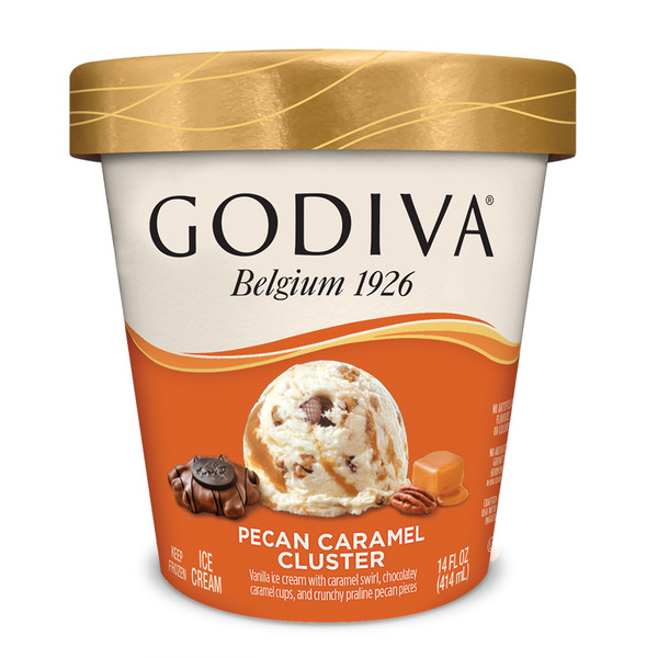 Publix GODIVA Ice Cream Pecan Caramel Cluster SameDay Delivery or