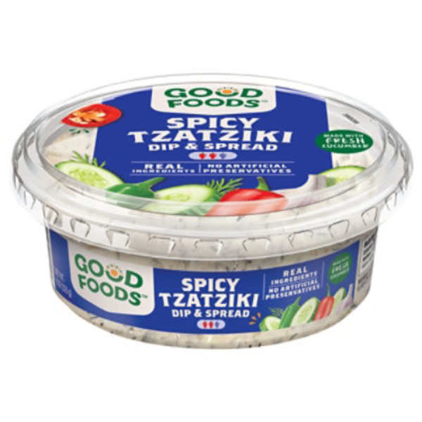 Good Foods Spicy Tzatziki Dairy Dip & Spread