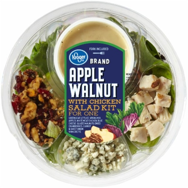 Kroger Apple Walnut With Chicken Salad Kit For One (5.5 oz) from Kroger