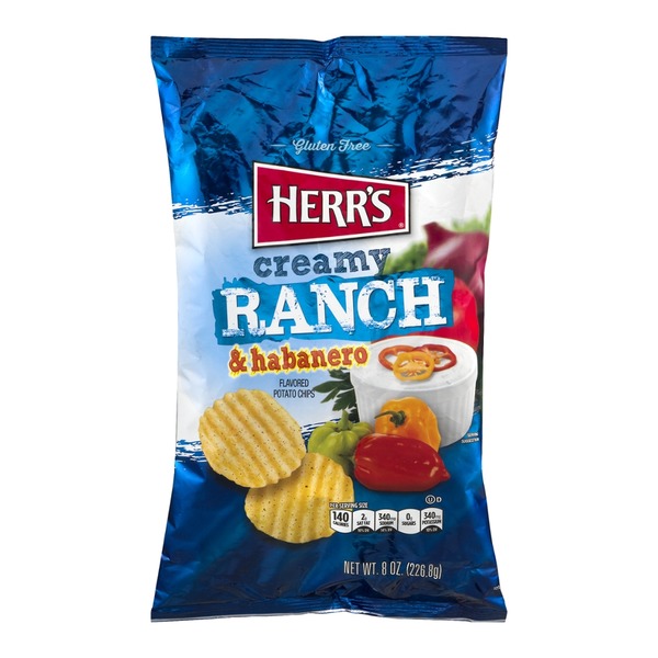 Herr's Creamy Ranch & Habanero Potato Chips (8 oz) from Giant Food