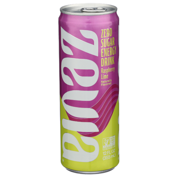 Zevia Raspberry Lime Energy Drink Same-Day Delivery or Pickup