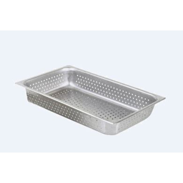 Adcraft PP-200F4 Steam Table Pan full size perforated 4in deep NSF