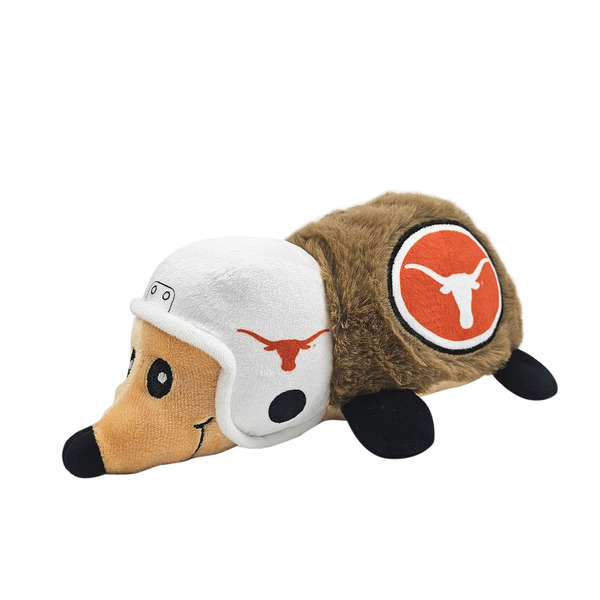 Pets First NCAA Texas Hedgehog Dog Toy, Medium