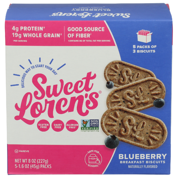 Sweet Lorens Blueberry Breakfast Biscuits 5 Pack