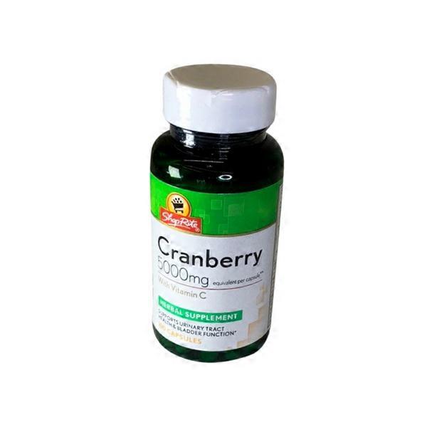 ShopRite Cranberry With Vitamin C Herbal Supplement (100 ct) Instacart