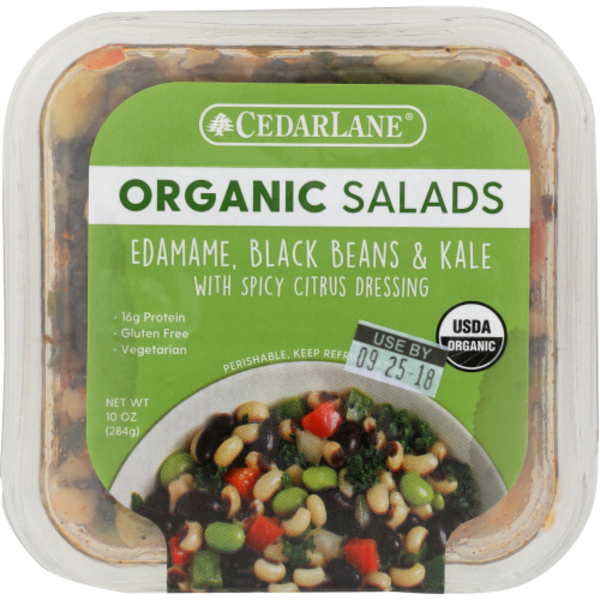 Cedarlane Organic Edamame Black Beans & Kale Salad Same-Day Delivery or ...