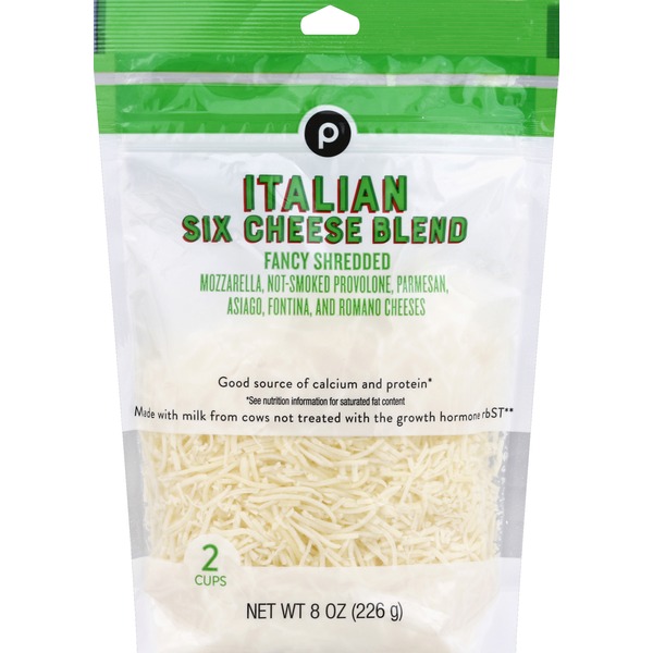 Publix Cheese, Italian Six Blend, Fancy Shredded (8 oz) Instacart