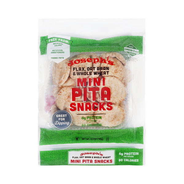 Publix Joseph's Free From Flax, Oat Bran and Whole Wheat Mini Pita