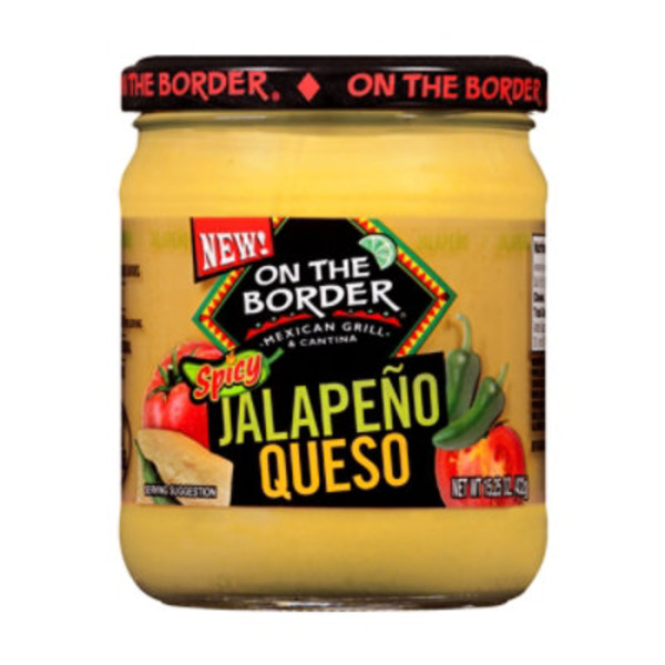 On The Border Spicy Jalapeño Queso Salsa