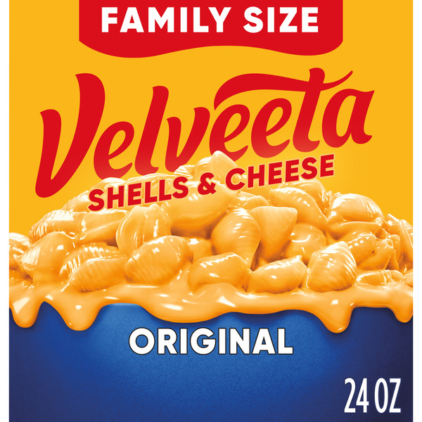 VELVEETA Shells & Cheese Original Mac & Cheese Value Size Meal