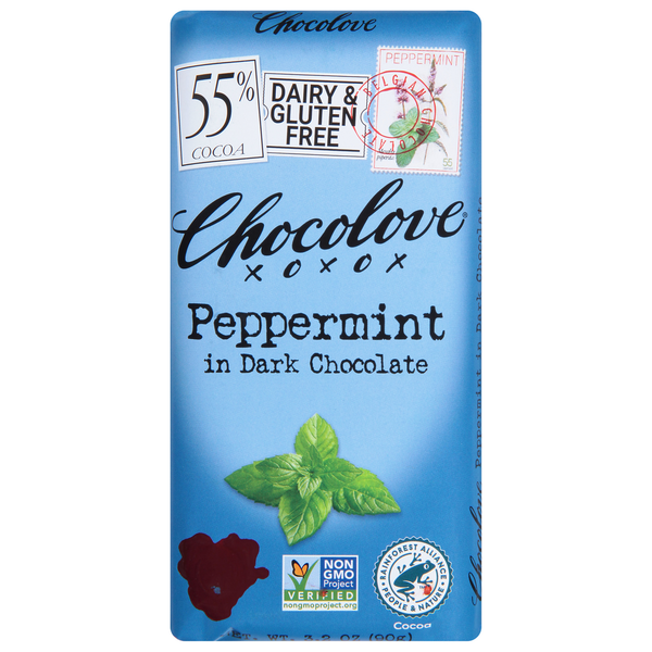 Chocolove Peppermint, in Dark Chocolate Same-Day Delivery or