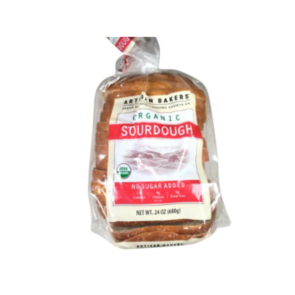 Organic No Sugar Added Sourdough Bread