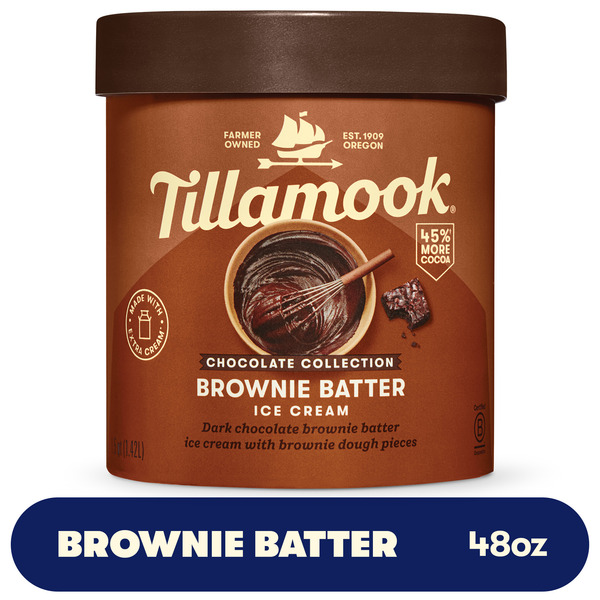 Tillamook Chocolate Collection Brownie Batter Ice Cream