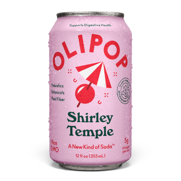 Olipop Shirley Temple Prebiotic Sparkling Tonic Same-Day Delivery
