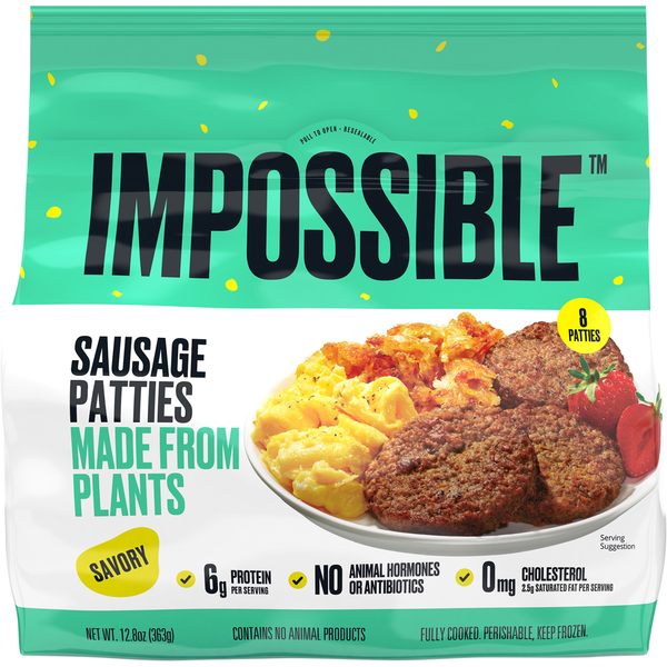 Impossible Sausage Patties, Savory