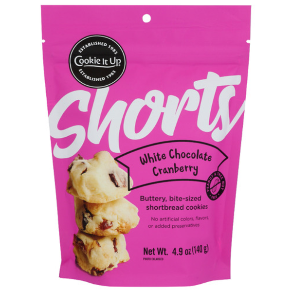 Cookie It Up White Chocolate Cranberry Bite-Sized Shortbread