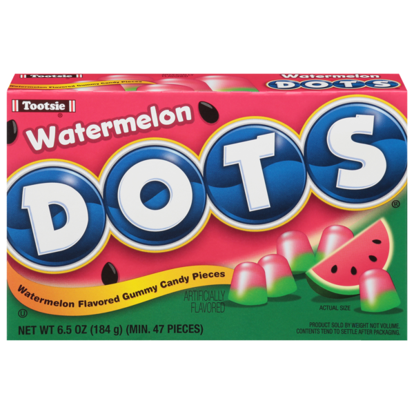 Price Chopper Dots Original Gummy Candy Pieces, Watermelon Flavored