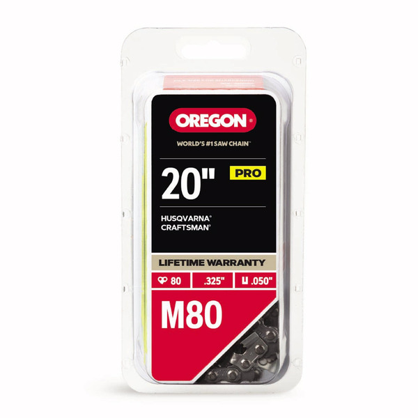 Oregon M80 80 Link Replacement Chainsaw Chain For 20-in , 0.05-in Gauge , .325-in Pixel Pitch