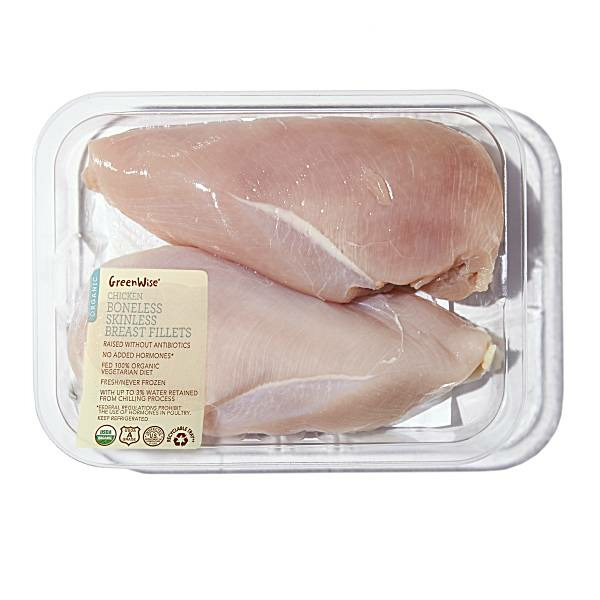 Publix Publix GreenWise 99 Fat Free Certified Organic Boneless Chicken