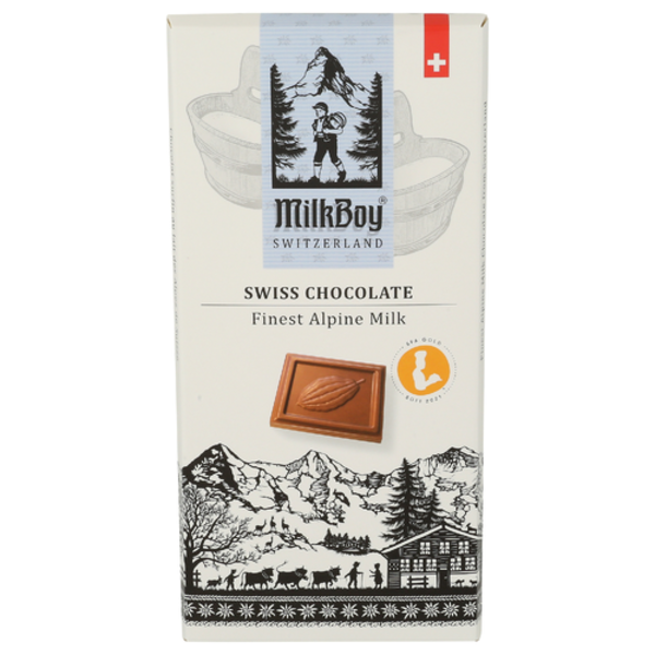 Milkboy Chocolate Finest Alpine Swiss Milk Chocolate Bar