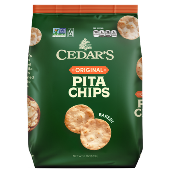 Cedar's Mediterranean Foods Plain Pita Chips