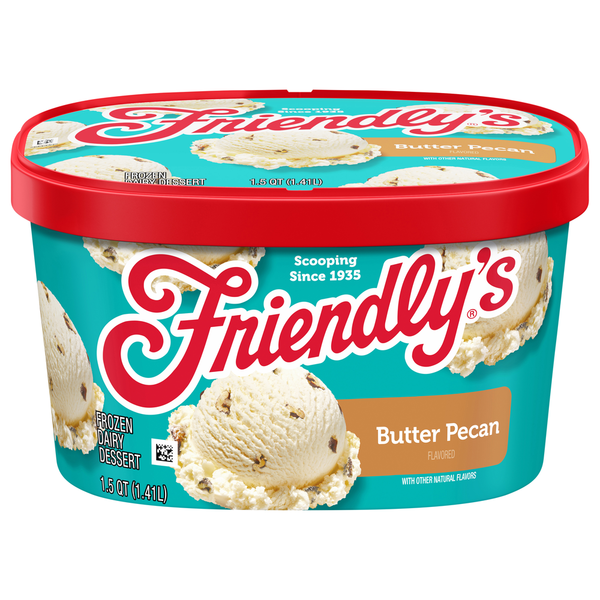 Friendly's Butter Pecan Flavored Frozen Dairy Dessert Same-Day