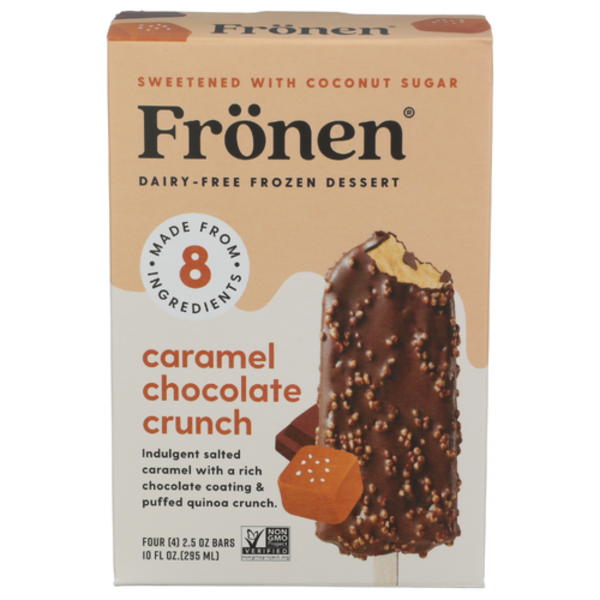 Fronen Caramel Chocolate Crunch Dairy Free Frozen Dessert 4 Pack
