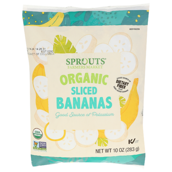 Sprouts Frozen Organic Sliced Bananas