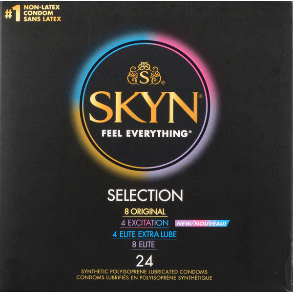 lifestyles skyn original lubricated non latex condoms 12 ct HSA Eligible SKYN Excitation Non-Latex Condom, 12 ct main image 0