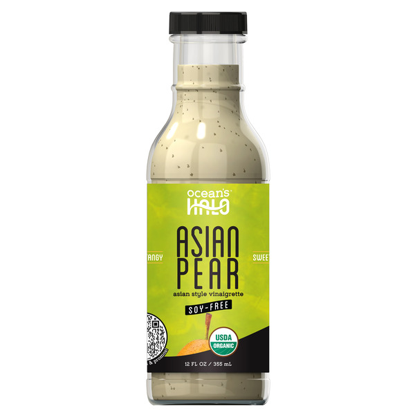 Ocean's Halo Organic Asian Pear Dressing, Asian style vinaigrette, Soy free Same-Day Delivery or Pickup | The Fresh Market Ocean's Halo Organic Asian Pear Dressing, Asian style vinaigrette, Soy free Same-Day Delivery or Pickup | The Fresh Market