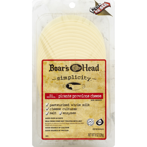 Boar's Head Cheese, Picante Provolone (8 oz) Instacart
