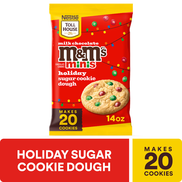 Toll House M&M'S Minis Holiday Refrigerated Sugar Cookie Dough