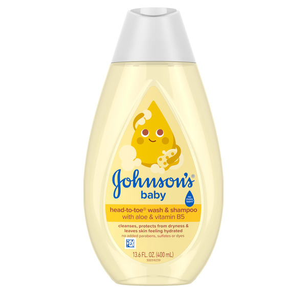 【6個セット】 THE SHAMPOO Johnson's Head-To-Toe 2-in-1 Baby Wash & Shampoo, 13.6 fl