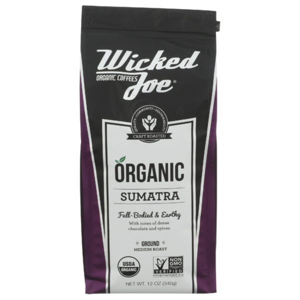 Wicked Joe Organic Sumatra Ground Coffee