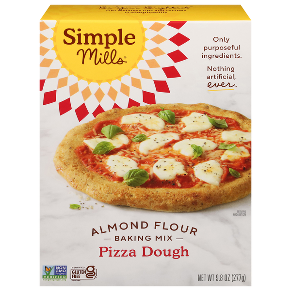 Simple Mills Almond Flour Pizza Dough Baking Mix Same-Day