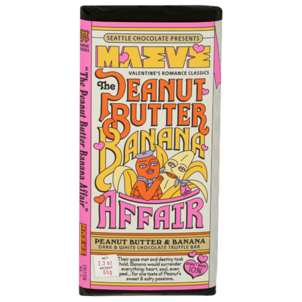 Maeve By Seattle Chocolate Peanut Butter Banana Dark & White