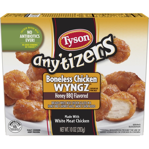 Tyson Anytizers Honey BBQ Boneless Chicken Bites, Frozen (0.625 lb