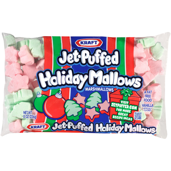 Jet-Puffed Vanilla Holiday Shaped Christmas Mallows Marshmallows