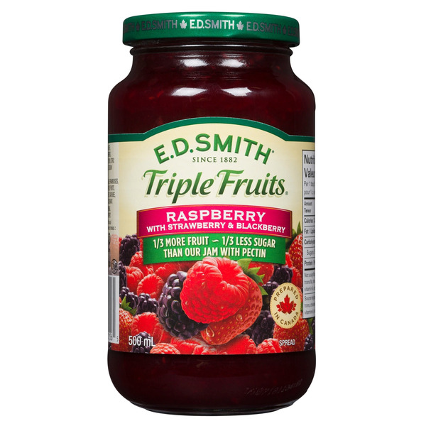 Giant Tiger Raspberry Giant Tiger E.D. Smith Triple Fruits Raspberry with Strawberry and ...