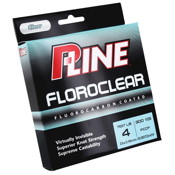 P-Line Floroclear Fluorocarbon Coated Fishing Line