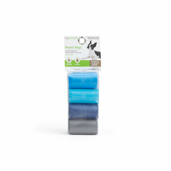 So Phresh Blue Unscented Dog Waste Bags Refill